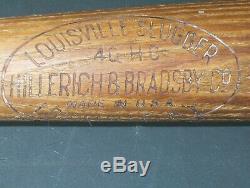 Old Vintage Kiki Cuyler Hillerich & Bradsby 40 H. C. Baseball Bat Chicago Cubs