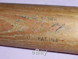 Old Vintage Ty Cobb 36 inch H&B Hillerich Bradsby Baseball Bat Detroit Tigers