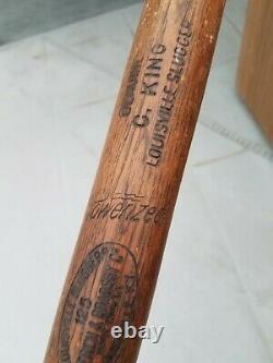 Old Vintage antique C King Clyde Louisville Slugger powerized Fungo baseball bat