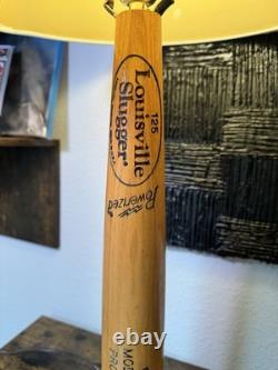 One-of-a-Kind Louisville Slugger Baseball Bat Table Lamp M10 Pro Stock Vintage