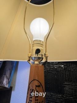 One-of-a-Kind Louisville Slugger Baseball Bat Table Lamp M10 Pro Stock Vintage