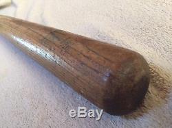 Orig Spalding circa 1890's Wagon Tongue no. 000 Vintage Game Used Baseball Bat