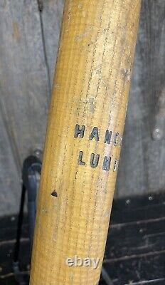 Original Early Vintage 28 RG JOHNSON Baseball Bat Hancock Lumber Denmark Maine