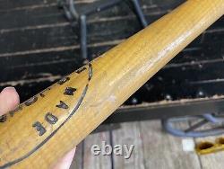 Original Early Vintage 28 RG JOHNSON Baseball Bat Hancock Lumber Denmark Maine