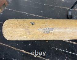 Original Early Vintage 33 Mountain Ash Baseball Bat Ew Hussey Kezap Falls Maine