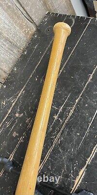 Original Early Vintage 33 Mountain Ash Baseball Bat Ew Hussey Kezap Falls Maine