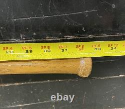 Original Early Vintage 33 Mountain Ash Baseball Bat Ew Hussey Kezap Falls Maine