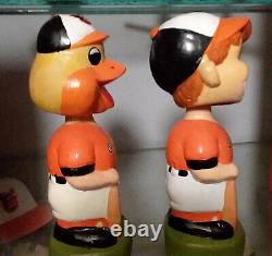 Oriole Bat Boy & Oriole Bird Bobbles Mint 1988 Vintage