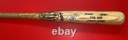 PAUL BAKO Louisville Slugger Baseball Bat Signed Vtg Game Used Milwaukee Brewers