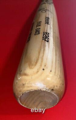 PAUL BAKO Louisville Slugger Baseball Bat Signed Vtg Game Used Milwaukee Brewers