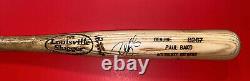 PAUL BAKO Louisville Slugger Baseball Bat Signed Vtg Game Used Milwaukee Brewers