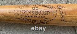 Paul Waner Vintage Hillerich And Bradsby 125 Baseball Bat. Pirates H&B 1950s