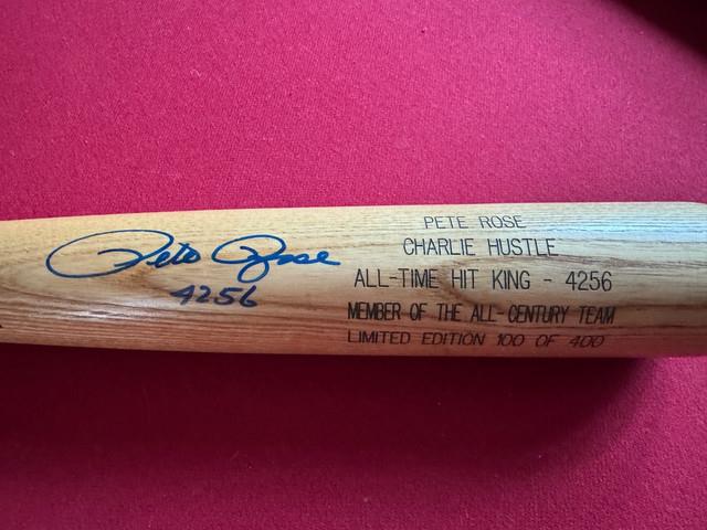 Pete Rose, Autographed (jsa) Limited Edition Louisville Bat (scarce / Vintage)