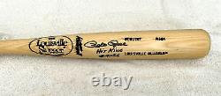 Pete Rose Psa Louisville Slugger Auto Game Signed Baseball Bat Hit King 4256