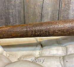 RARE Antique 1890s B&H Piper Bat No. 3 Eichhorn Style Baseball Bat 31 VG