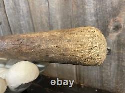 RARE Antique 1890s B&H Piper Bat No. 3 Eichhorn Style Baseball Bat 31 VG