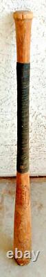 RARE Antique 1916 H&B Hillerich & Bradsby No Number Crowell League Baseball Bat