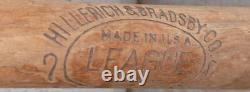 RARE Antique 1916 H&B Hillerich & Bradsby No Number Crowell League Baseball Bat