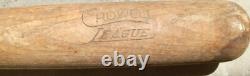 RARE Antique 1916 H&B Hillerich & Bradsby No Number Crowell League Baseball Bat