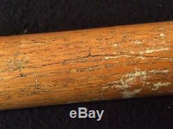 RARE Antique Early 1908-1916 Spalding Unmarked Model Vtg Wood Baseball Bat 34.5