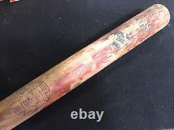 RARE Antique Vtg 30s RAWLINGS 1R 33 37oz Professional Decal Baseball Bat