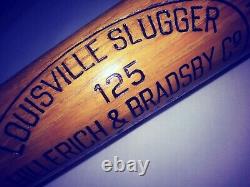 RARE RARE Old LOU GEHRIG Bat 35 SUPERIOR Vintage Louisville Slugger 125 YANKEES