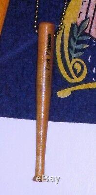 RARE Vintage 1950s New York Yankees Pennant Mickey Mantle PM10 Pin Wood Bat