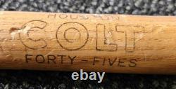 RARE Vintage 1960s Houston Colt. 45s Adirondack 302 Souvenir Mini Baseball Bat