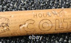 RARE Vintage 1960s Houston Colt. 45s Adirondack 302 Souvenir Mini Baseball Bat