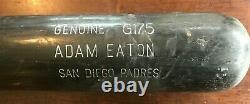 RARE Vintage ADAM EATON game used broken Pitchers bat LS G175 San Diego Padres