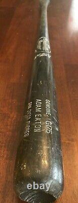 RARE Vintage ADAM EATON game used broken Pitchers bat LS G175 San Diego Padres