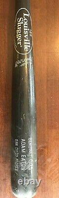 RARE Vintage ADAM EATON game used broken Pitchers bat LS G175 San Diego Padres