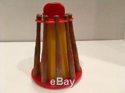 RARE! Vintage American League Baseball Bat Bank Player mini wooden Bats Van Dine