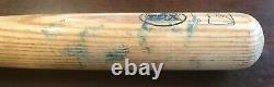 RARE Vintage MIKE HAMPTON game used bat LS S329 ATLANTA BRAVES