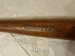 RARE Zinn Beck Bat Co. Vintage 1920s Baseball Bat Indoor 8 Excellent Condition