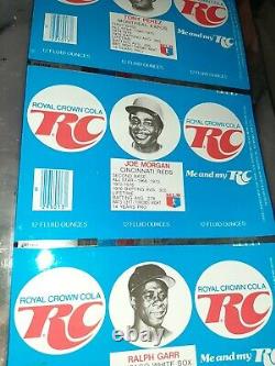 RC Cola Flat Can Sheet 35 Players Rose ect. Vintage Baseball Sign Soda Bat