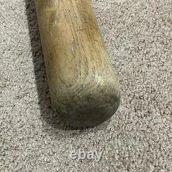 RG Hower I Slug Um Wood Baseball Bat 33 Lewistown PA vintage