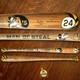 Rickey Henderson Oaklanda's Original Painted Art Bat By Mike Floyd 1/1