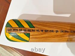 RICKEY HENDERSON OaklandA's Original Painted Art Bat by Mike Floyd 1/1 RICKEY HENDERSON OaklandA's Original Painted Art Bat by Mike Floyd 1/1