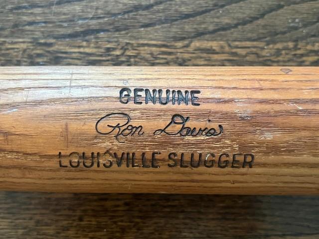 Ron Davis Vtg Game Used Baseball Bat Colt. 45s Astros Cardinals Pirates