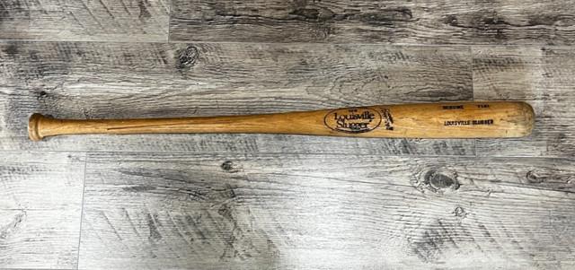 Ron Hassey Vintage Game-used Baseball Bat Louisville Slugger R141 Indians #25