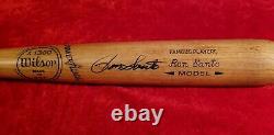 RON SANTO Signed 1960s Wilson Baseball Bat CHICAGO CUBS TEAM hof vtg 34