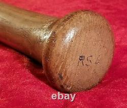 RON SANTO Signed 1960s Wilson Baseball Bat CHICAGO CUBS TEAM hof vtg 34