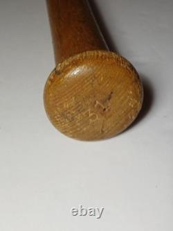 Rare 1950s Bruner Ivory Baseball Bat Arkansas Razorbacks Graphic Hope Arkansas