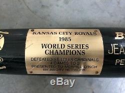 Rare- 1985 K C Royals Vintage World Series Champions Presentation Baseball Bat