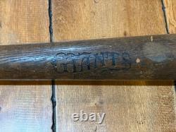 Rare ANTIQUE Giants Model No G100 Special 1913 VINTAGE BASEBALL BAT 34 NY