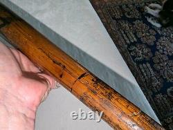 Rare Antique 1905 Reach Trade Mark No. 1 M Mushroom knob Wood Baseball Bat