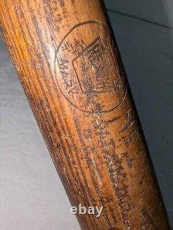 Rare Antique 1905 Reach Trade Mark No. 1 M Mushroom knob Wood Baseball Bat