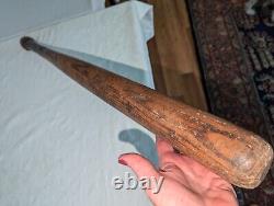 Rare Antique 1905 Reach Trade Mark No. 1 M Mushroom knob Wood Baseball Bat