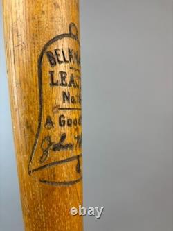 Rare Antique John W Price Belknap's League No 150 Wood Baseball Bat 35 37oz EX